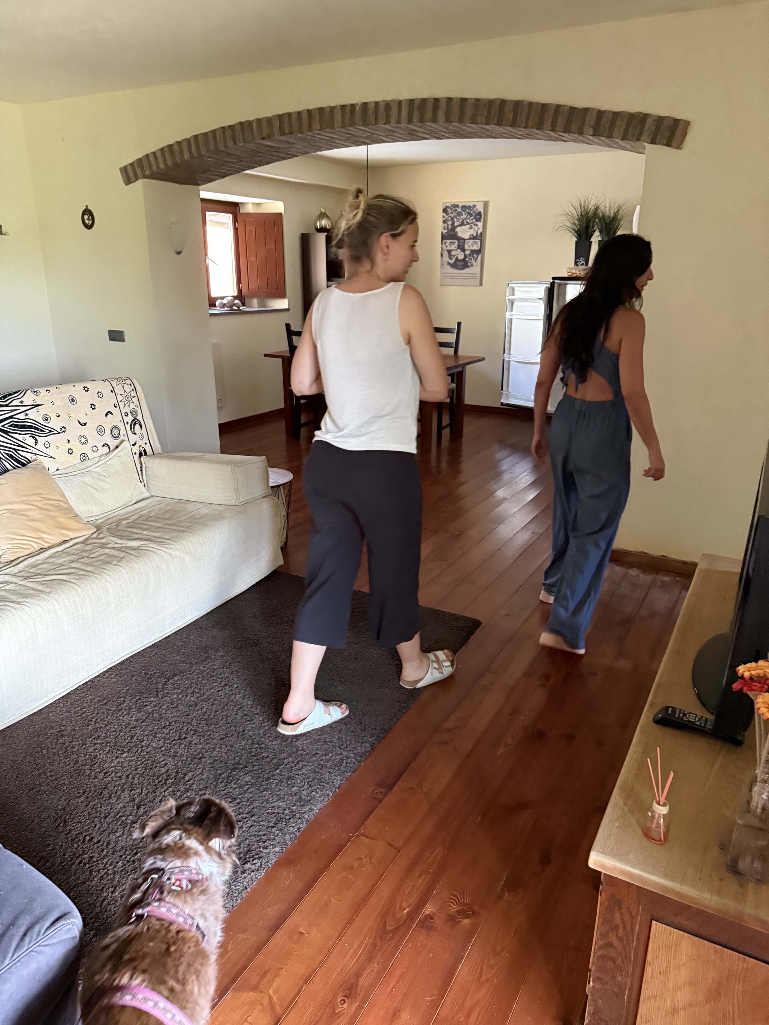 Besichtigung der Ferienwohnungen mit Hund