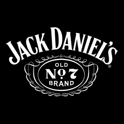 Jack Daniel's Old No. 7 Brand logo in black and white.