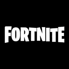 Fortnite logo on a black background