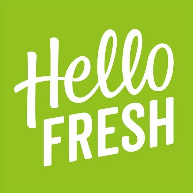 Green background with white text that reads "Hello FRESH" in a casual font style.