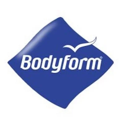 Bodyform logo on a white background.