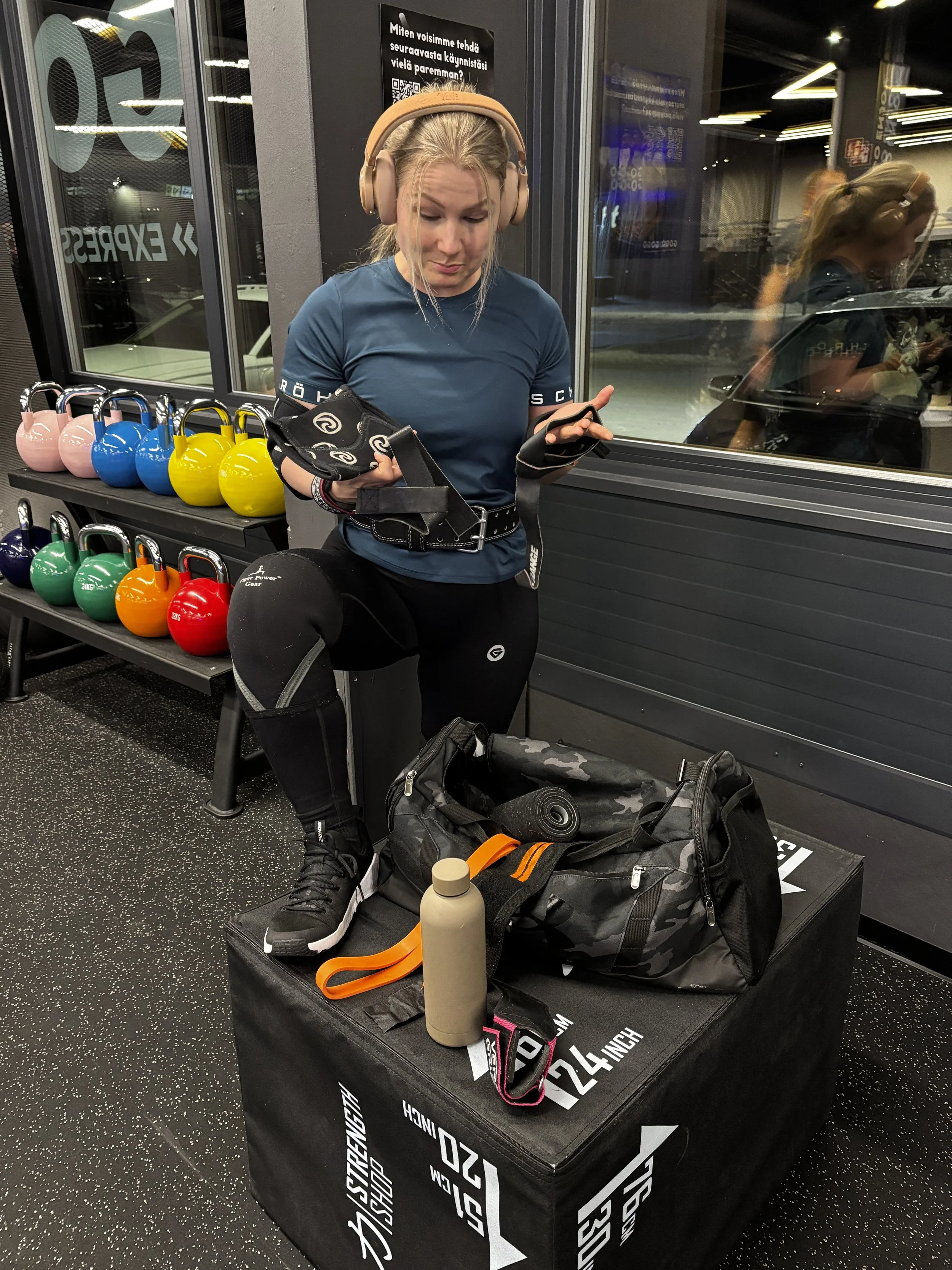 kuntosaliharrastus = välineurheilua(KO?)