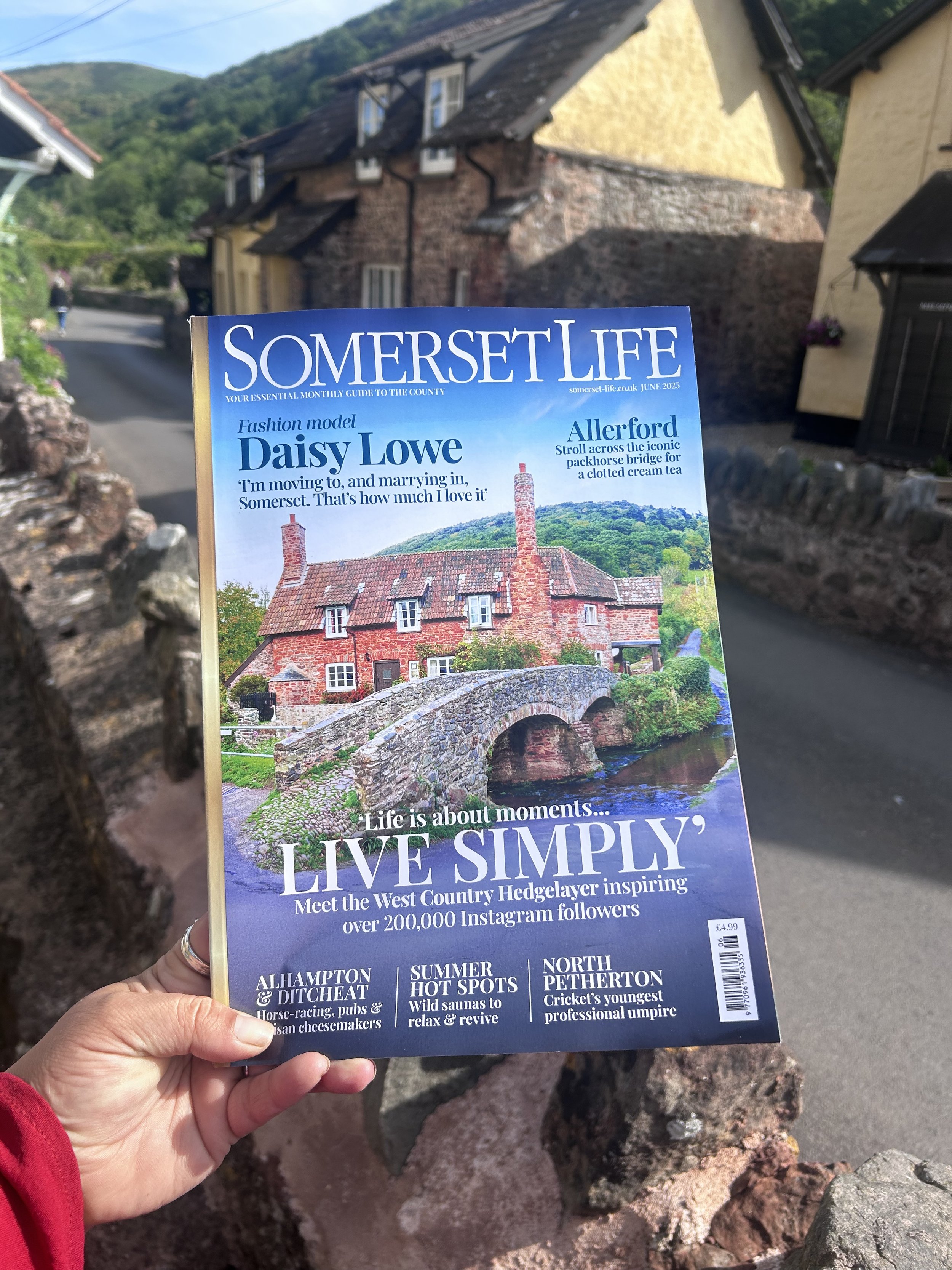 As featured in Somerset Life Magazine publication. Allerford Village Shop, Tea Room and Gardens, formally Allerford Post Office, near Minehead, on Exmoor