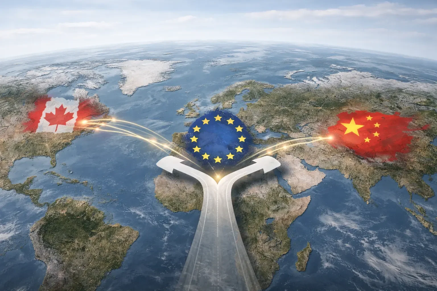 Global power shift as Canada, EU, and China realign