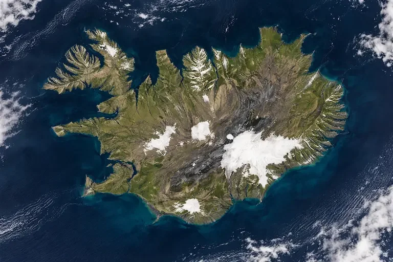 Iceland map