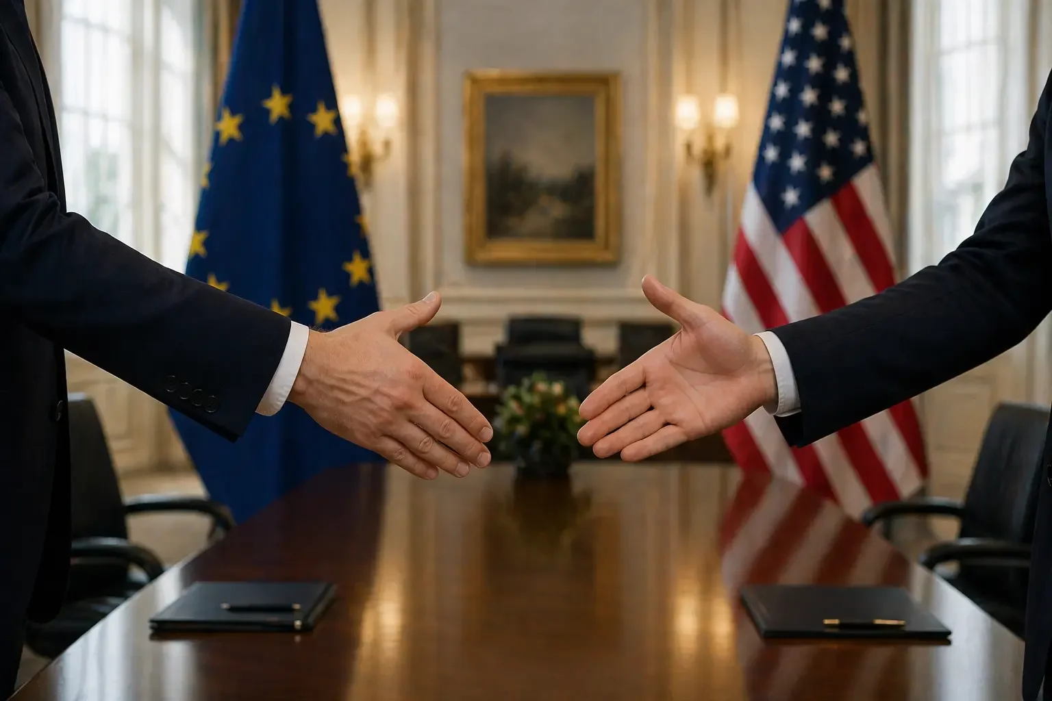 EU and US officials extend hands ahead of agreement