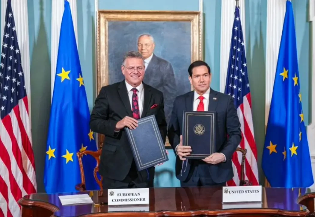 Marco Rubio and Maroš Šefčovič