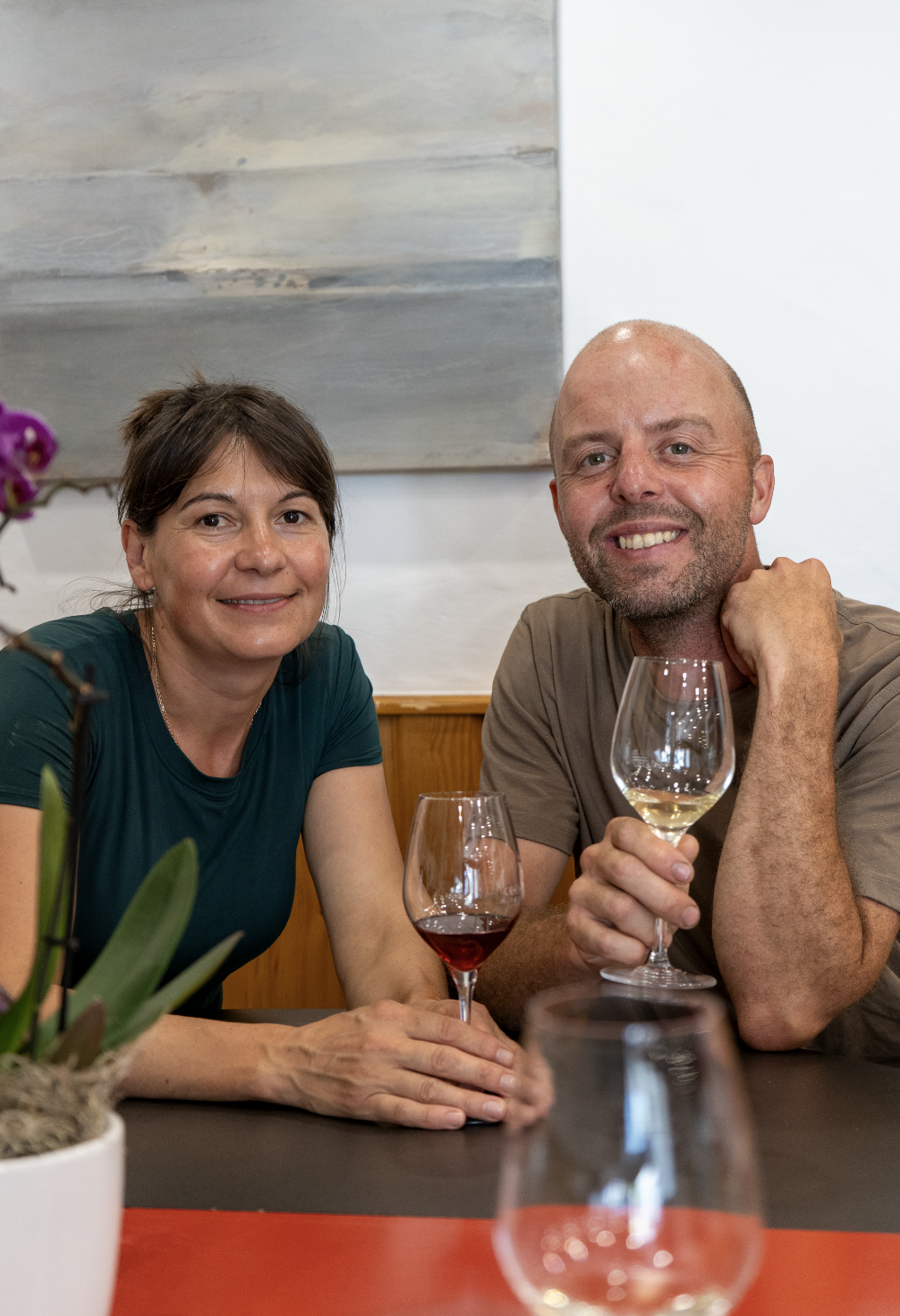 Deux belles rencontres vigneronnes et une fondue suisse pour finir en beauté…