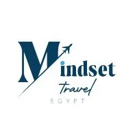Logo for Mindset Travel Egypt, featuring a large letter 'M' with an arrow pointing upward, and the words 'Mindset Travel Egypt'.