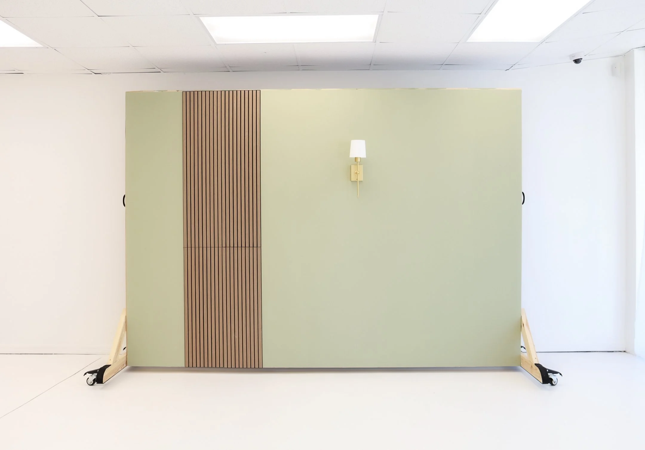 Green custom rolling Backdrop