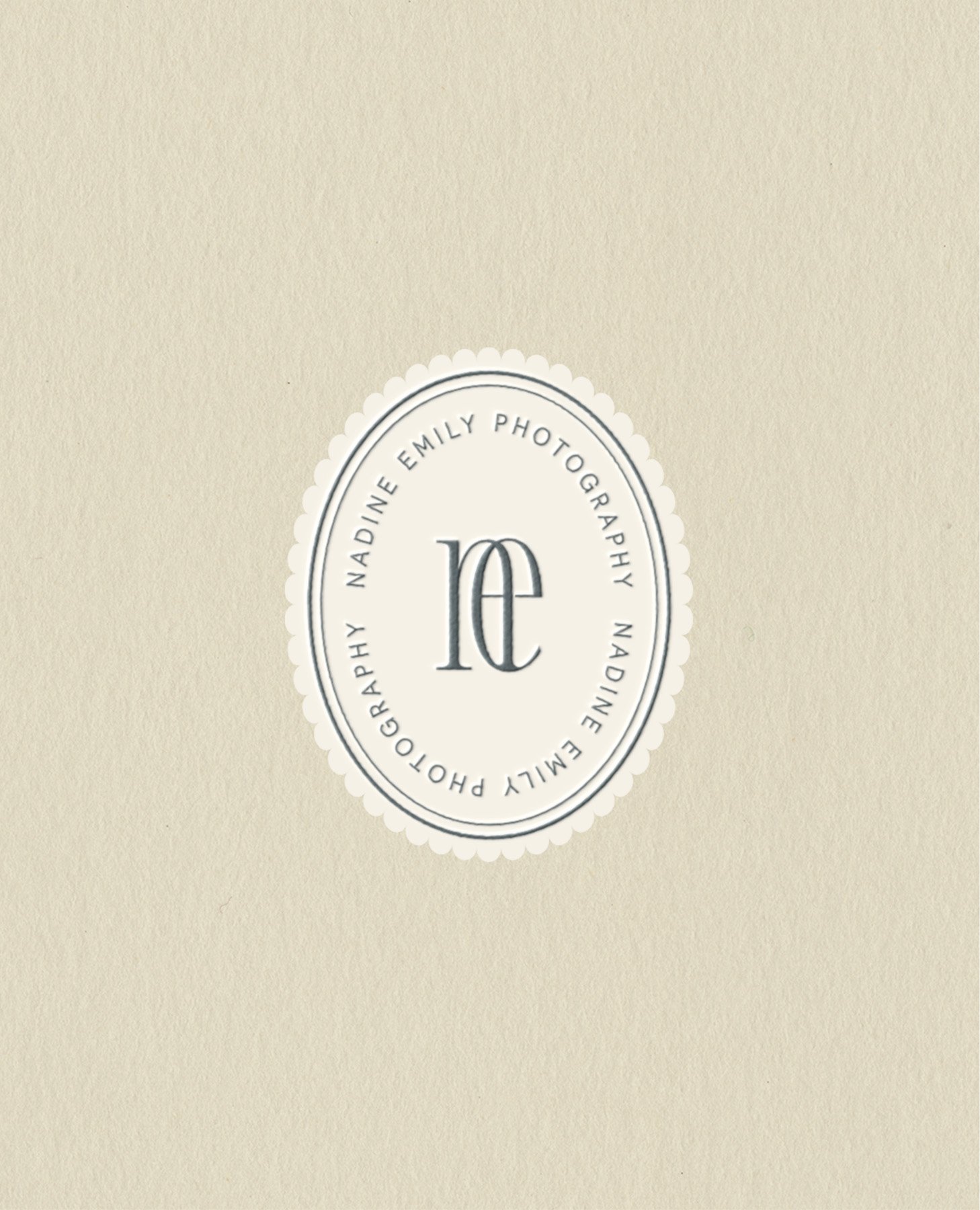 Brand submark icon for a family and newborn photography studio in South Africa