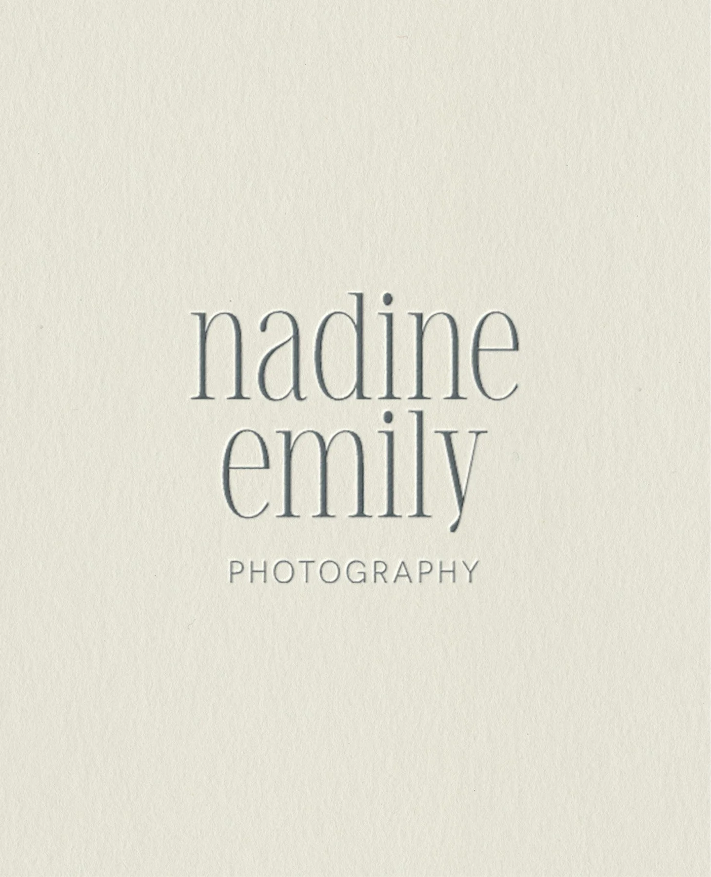Secondary logo mark for a family and newborn photography brand in South Africa