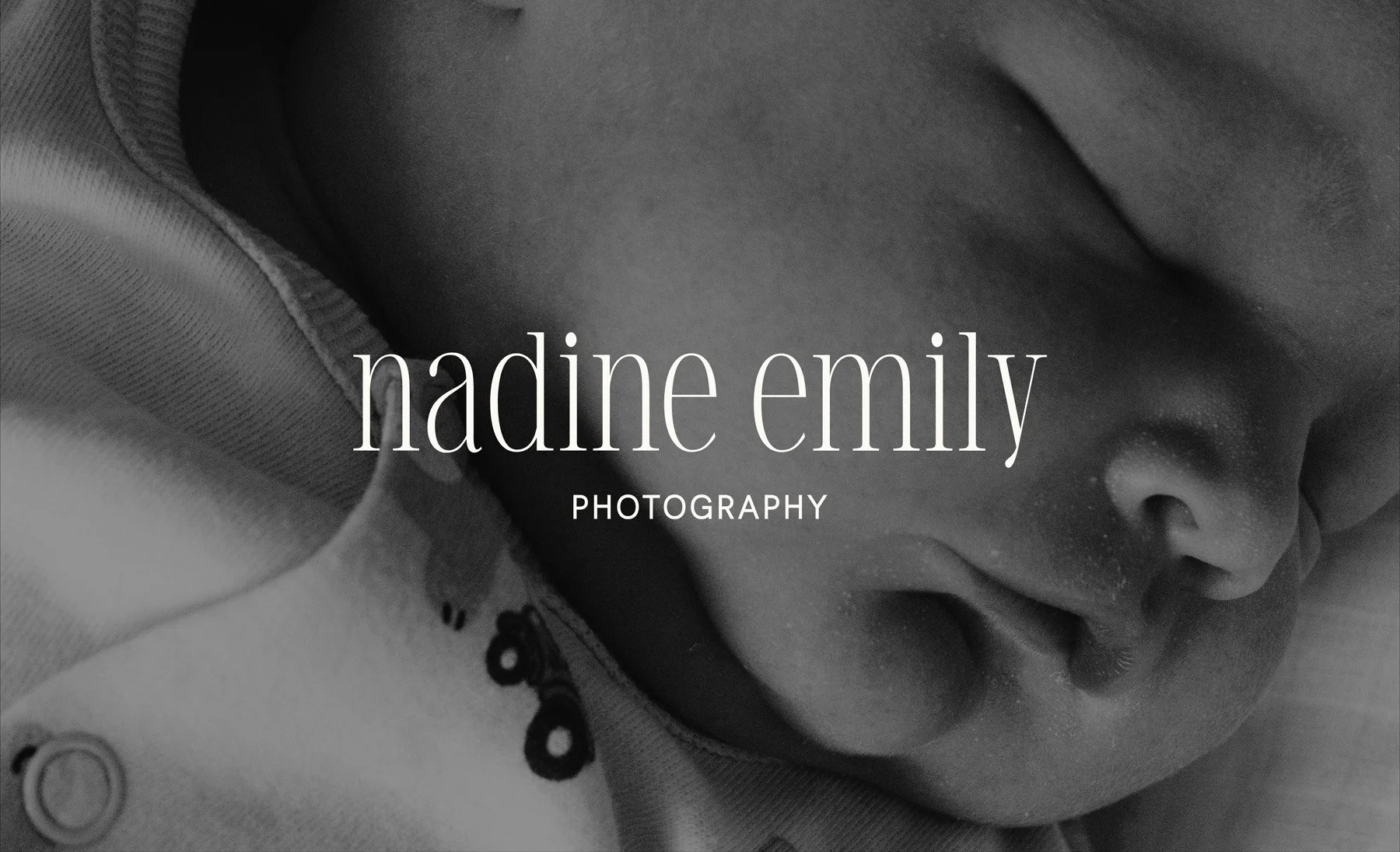 Primary logo design for a South African family and newborn photography brand.