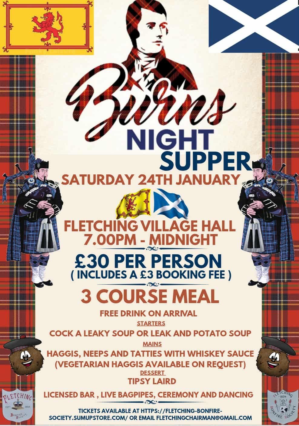 Bonfire Society - Burns Night Supper