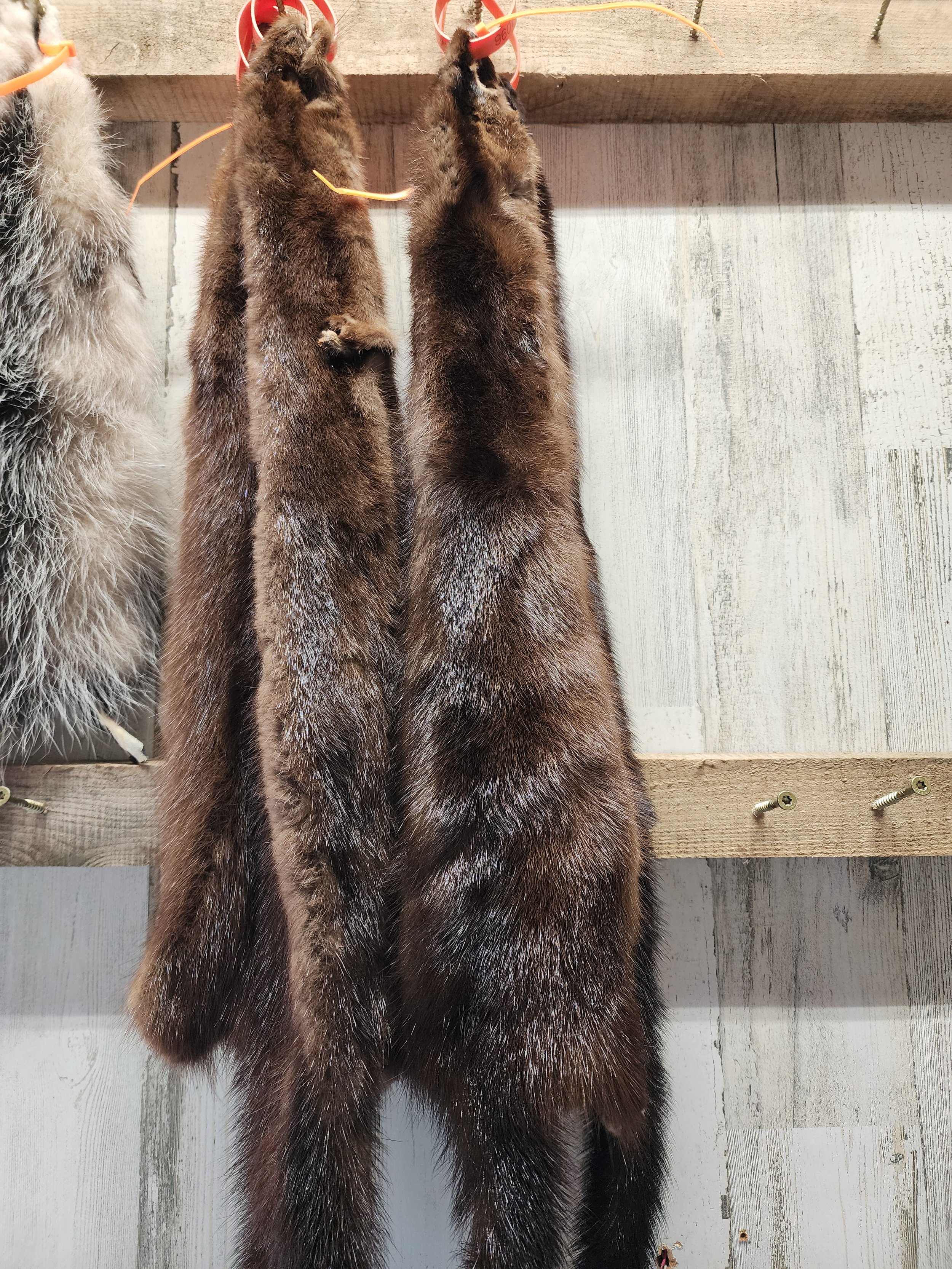 Tanned Mink Fur Pelt