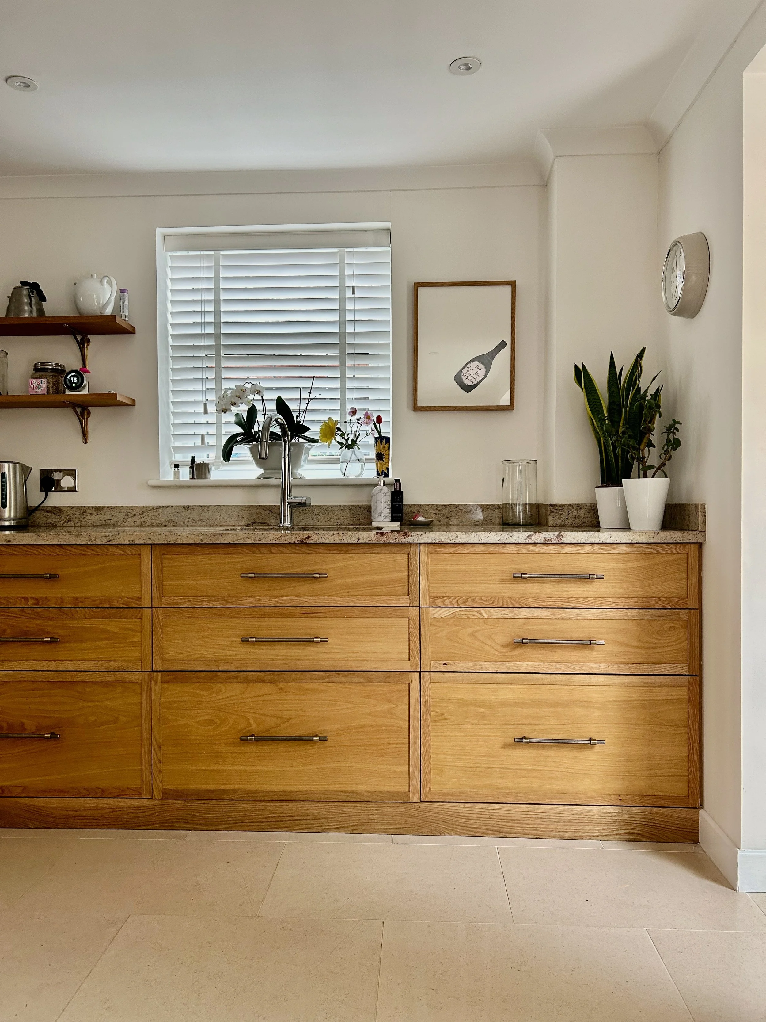 Fully custom kitchen in oiled English oak