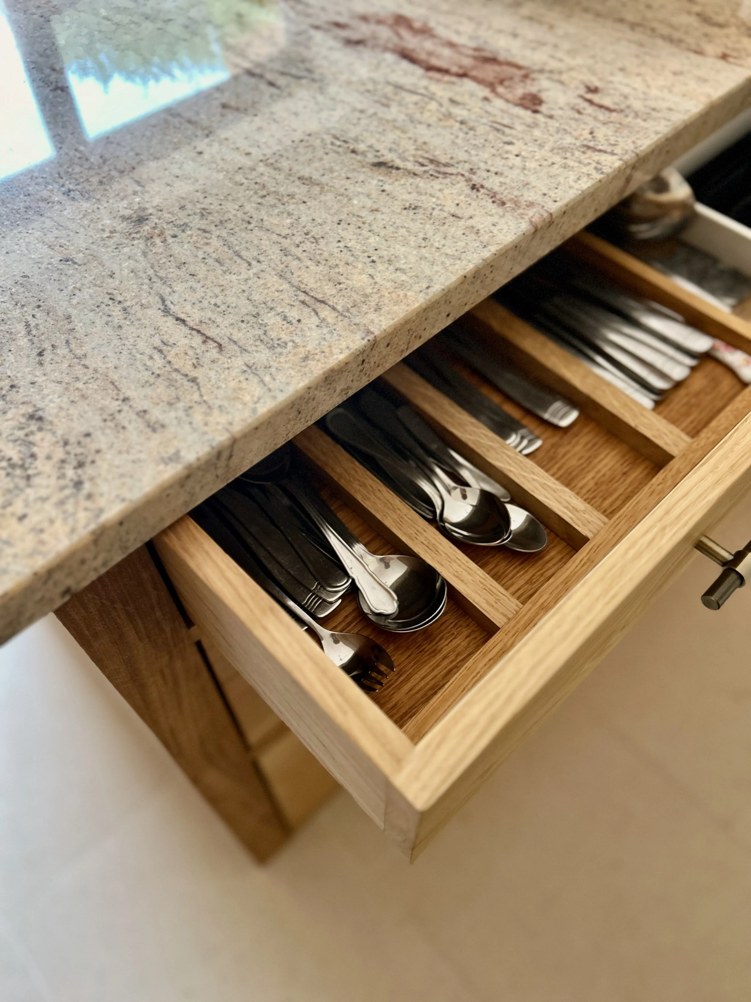 Fully custom kitchen in oiled English oak