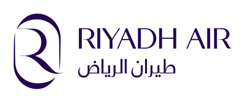 Riyadh Air logo with English and Arabic text