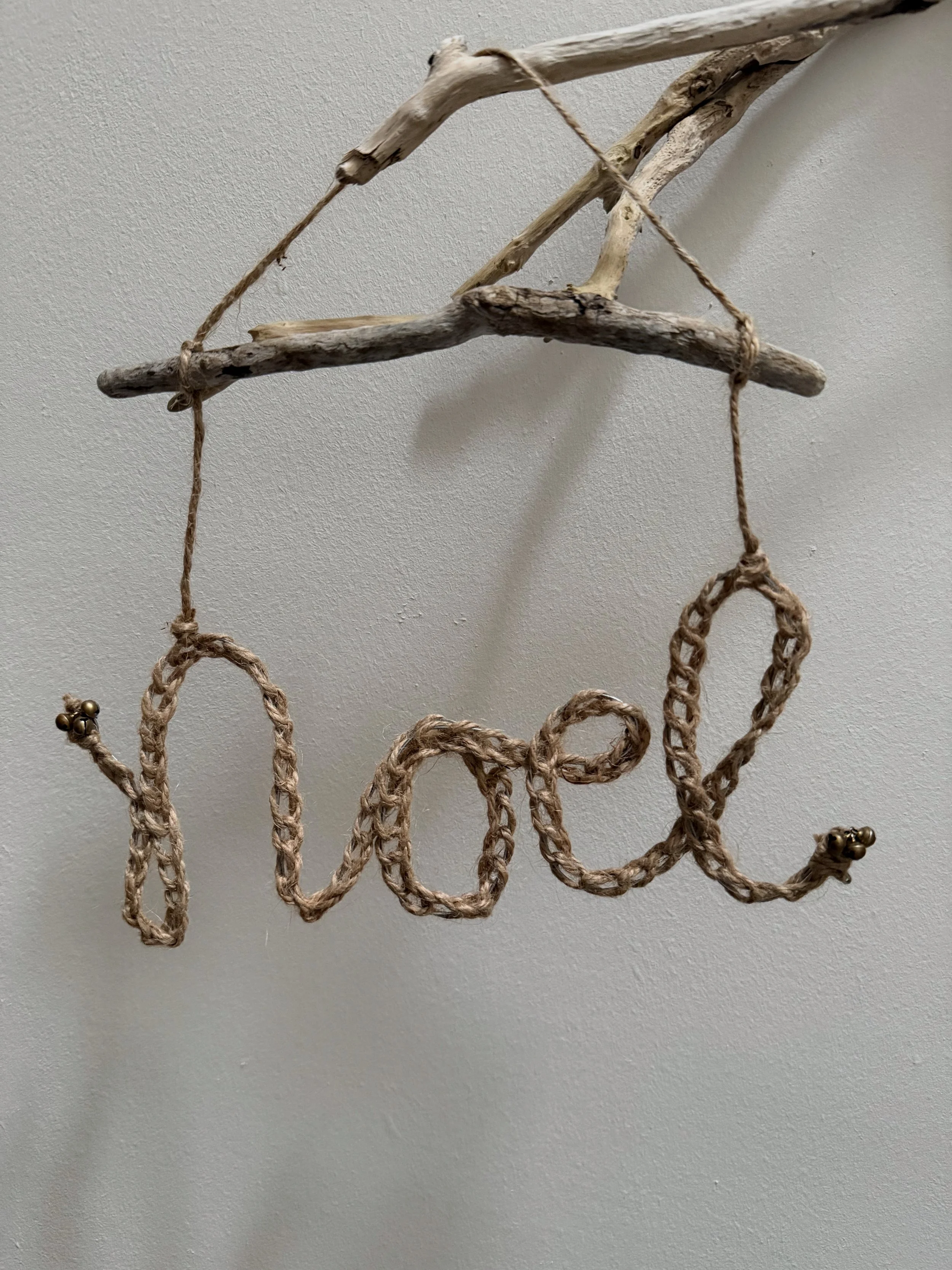 Rustic Word Wall Hanging- Noel