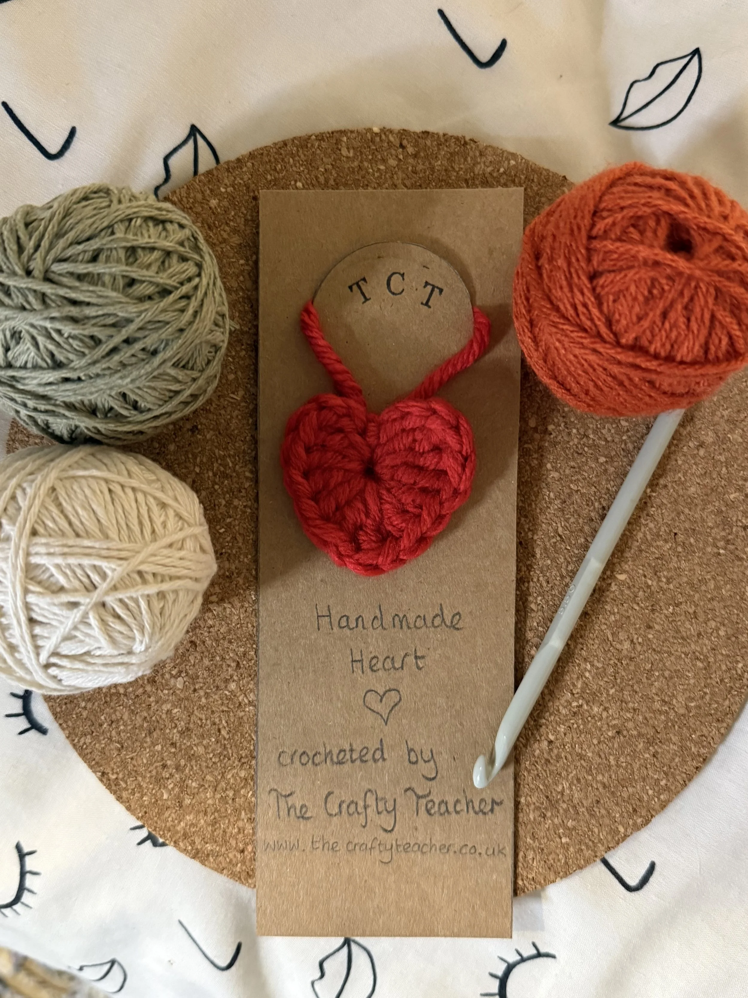 Handmade Crocheted Heart