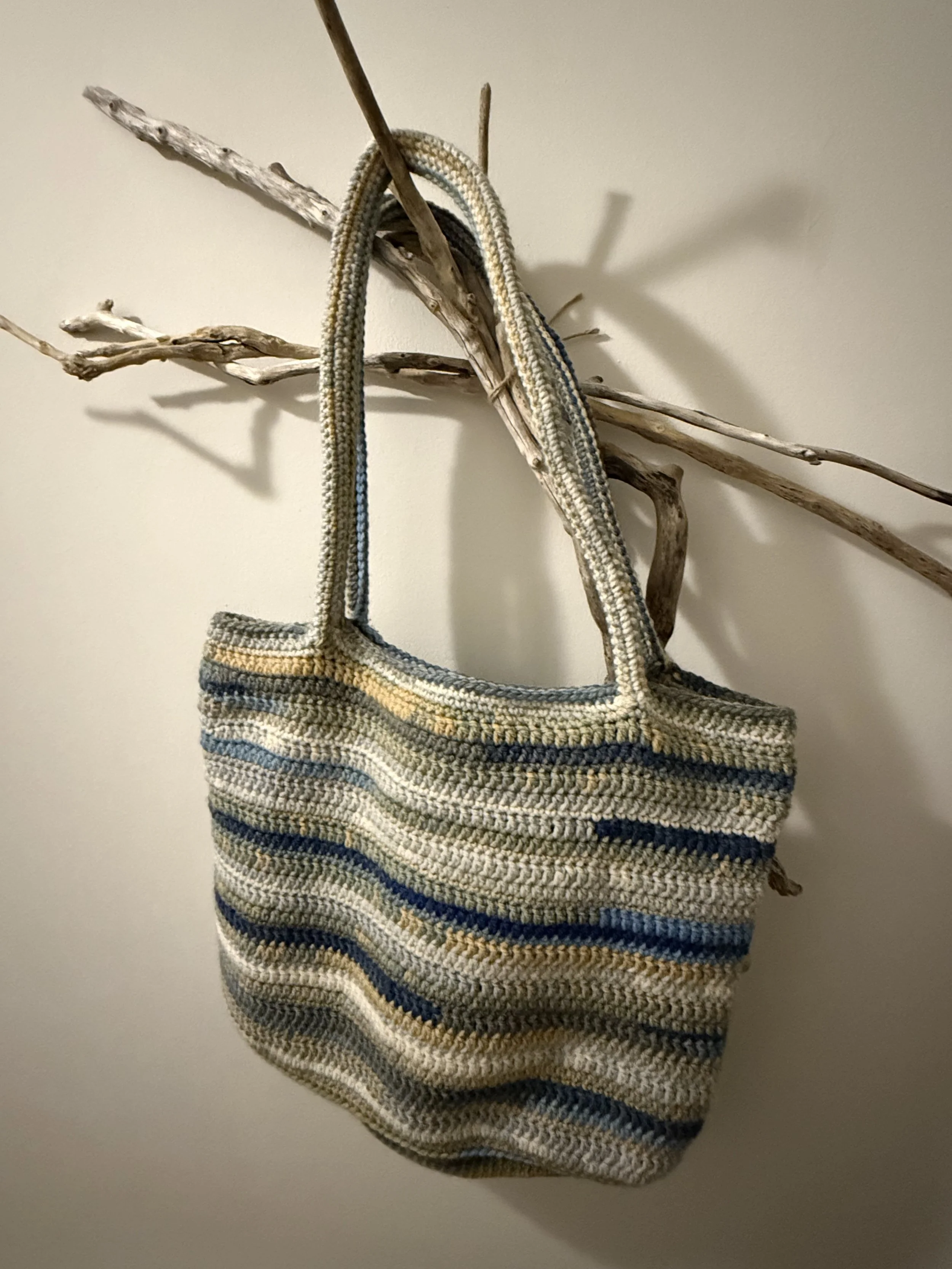 Coastal Inspired Handmade Tote Bag