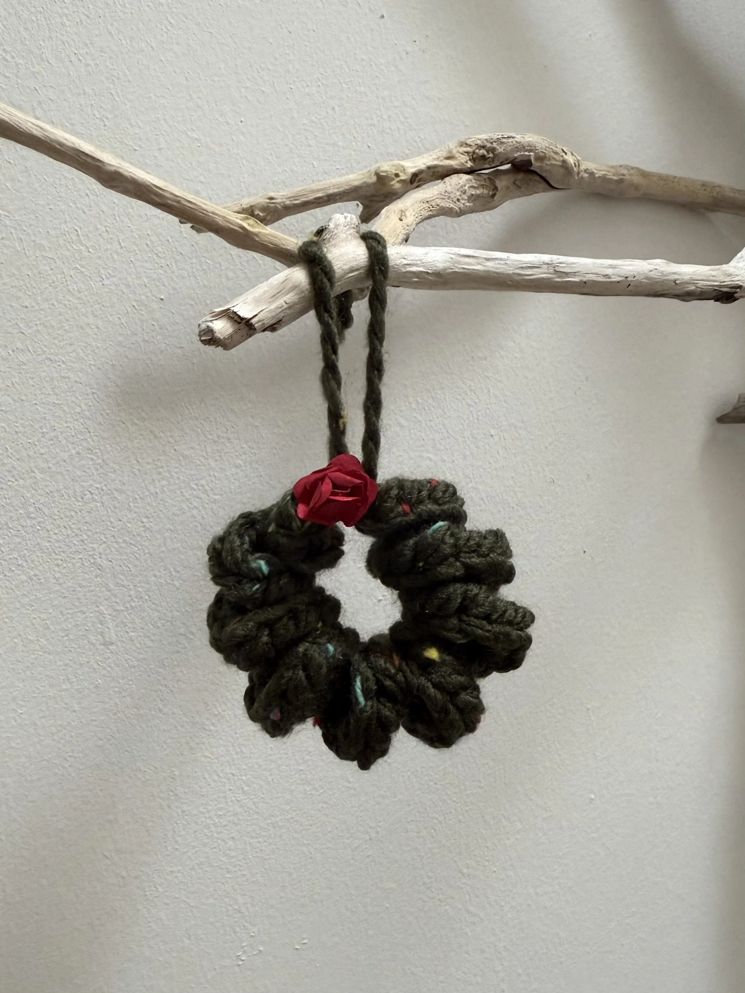 Mini Crocheted Wreath