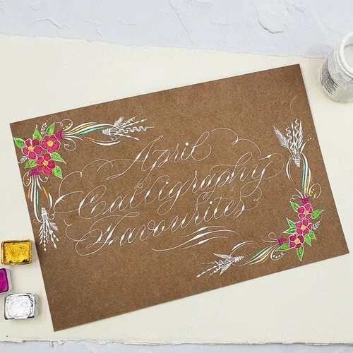 April Calligraphy Favourites