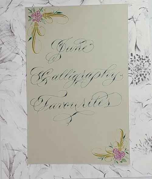 June Calligraphy Favourites