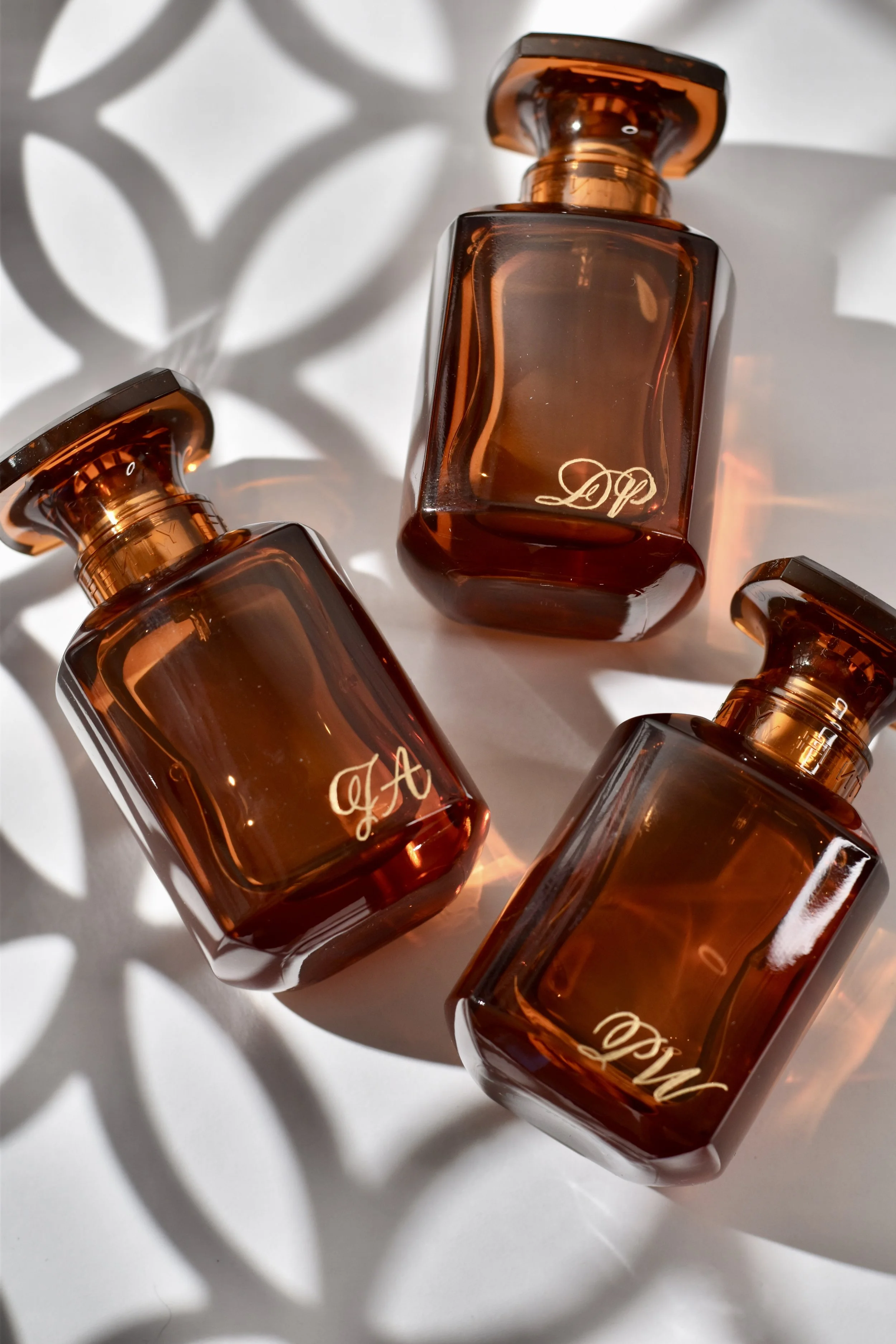 Hand engraved Fenty Beauty bottles