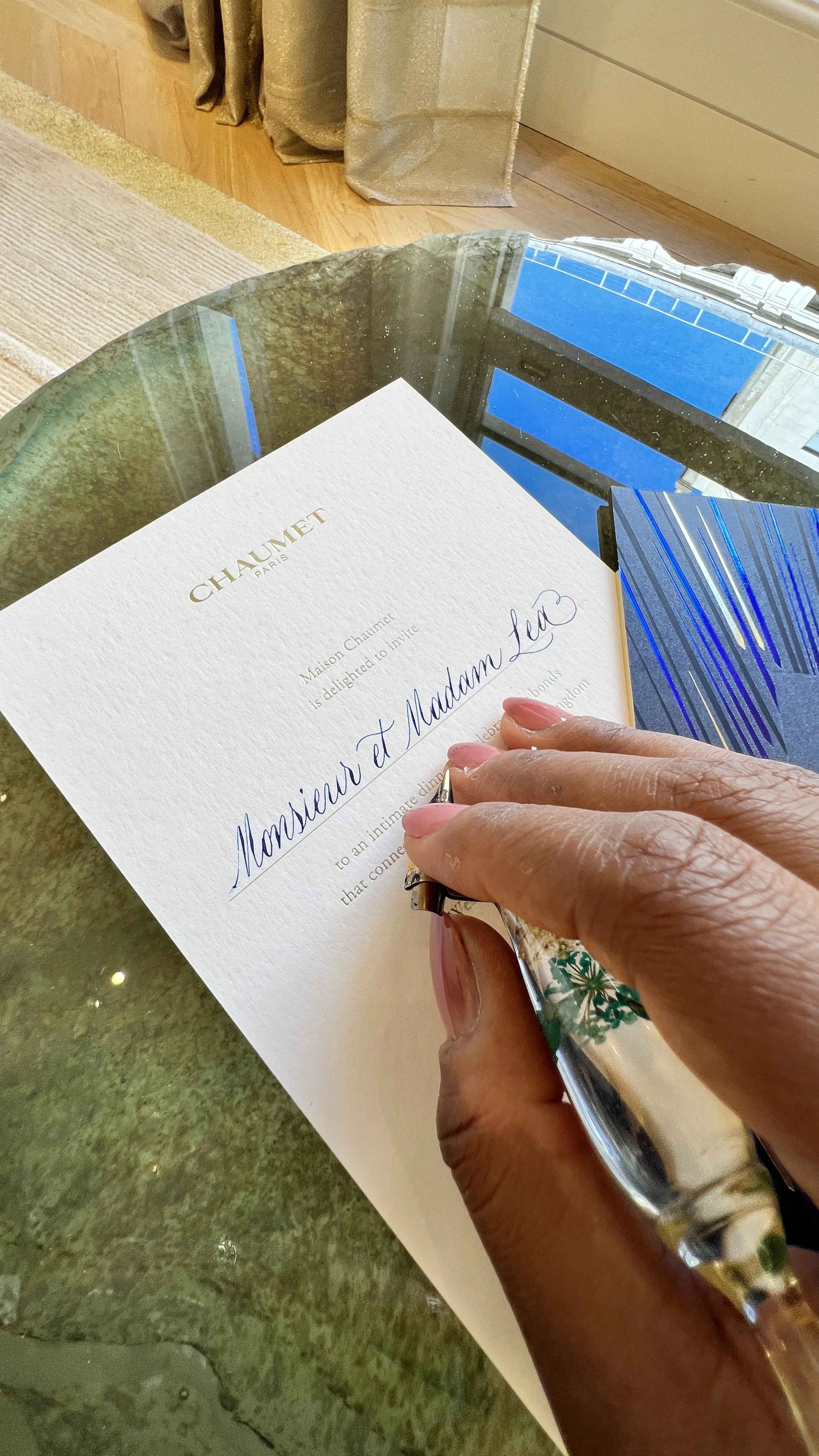 Chaumet calligraphy