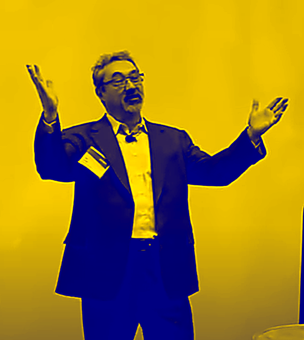 Arthur (Art) Horn speaking at a leadership event, representing his collection of articles on leadership, accountability, and personal growth.