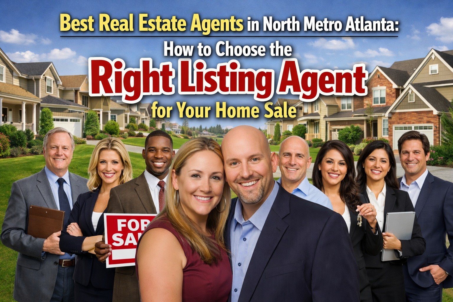 Best Real Estate Agents in North Metro Atlanta: How to Choose the Right Listing Agent for Your Home Sale