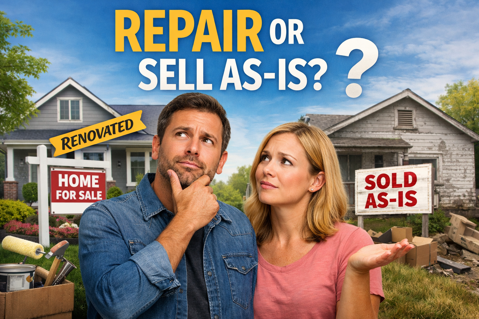 Should I Make Repairs or Sell My House As-Is?