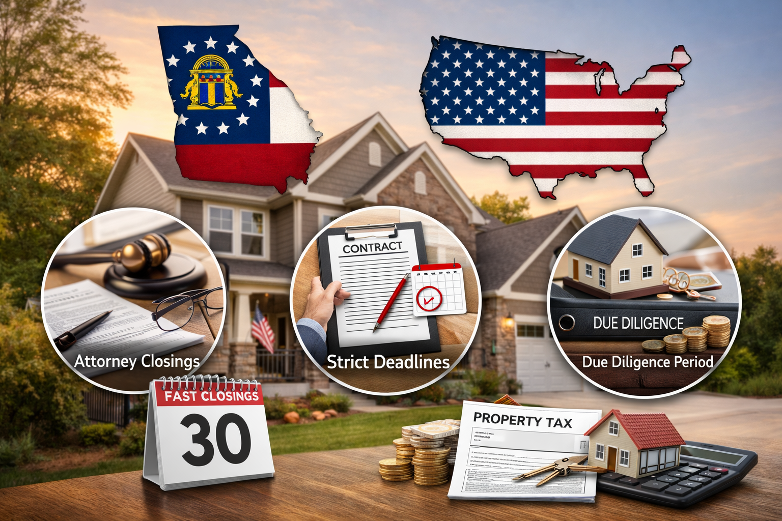 How Is Buying or Selling a Home in Georgia Different From Other States?