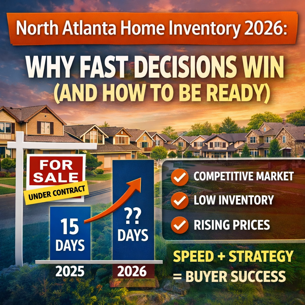 North Atlanta Home Inventory 2026: Why Fast Decisions Give Buyers the Edge