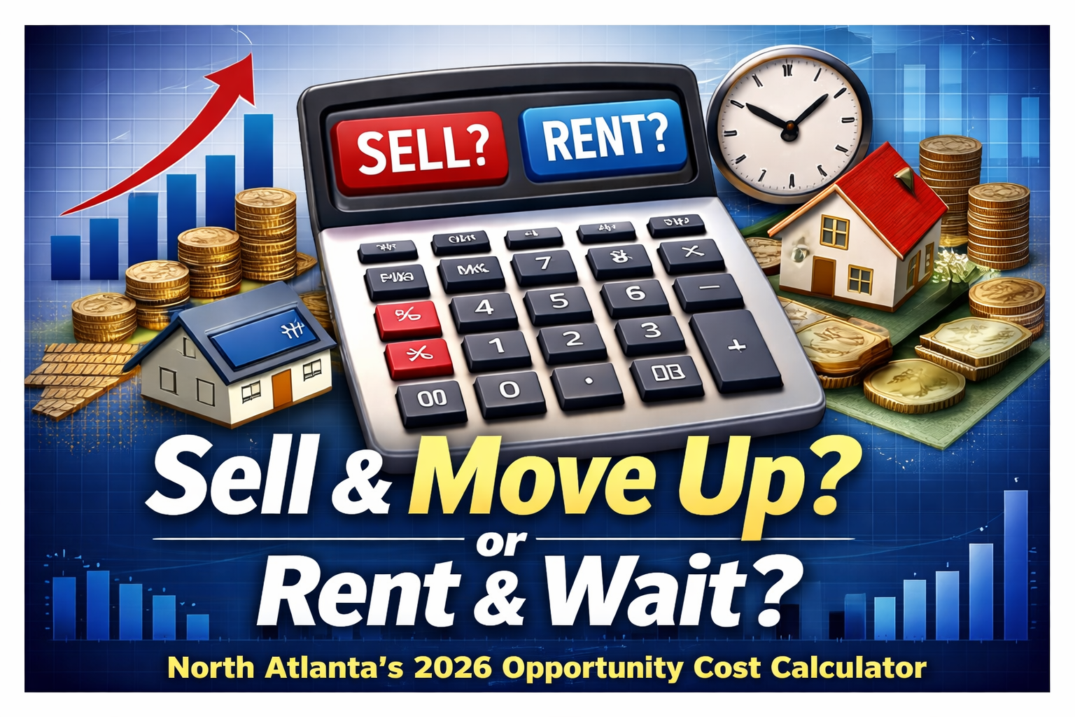 Sell or Rent in North Metro Atlanta? 2026 Opportunity Cost Breakdown for Move-Up Sellers