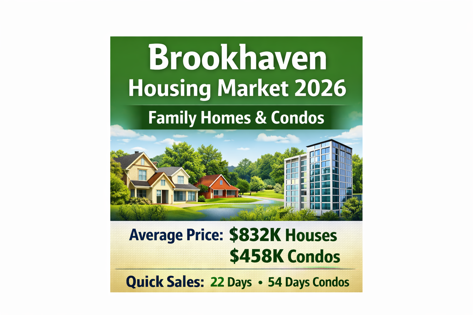 Brookhaven Real Estate Market 2026: Detached &amp; Attached Sales Trends