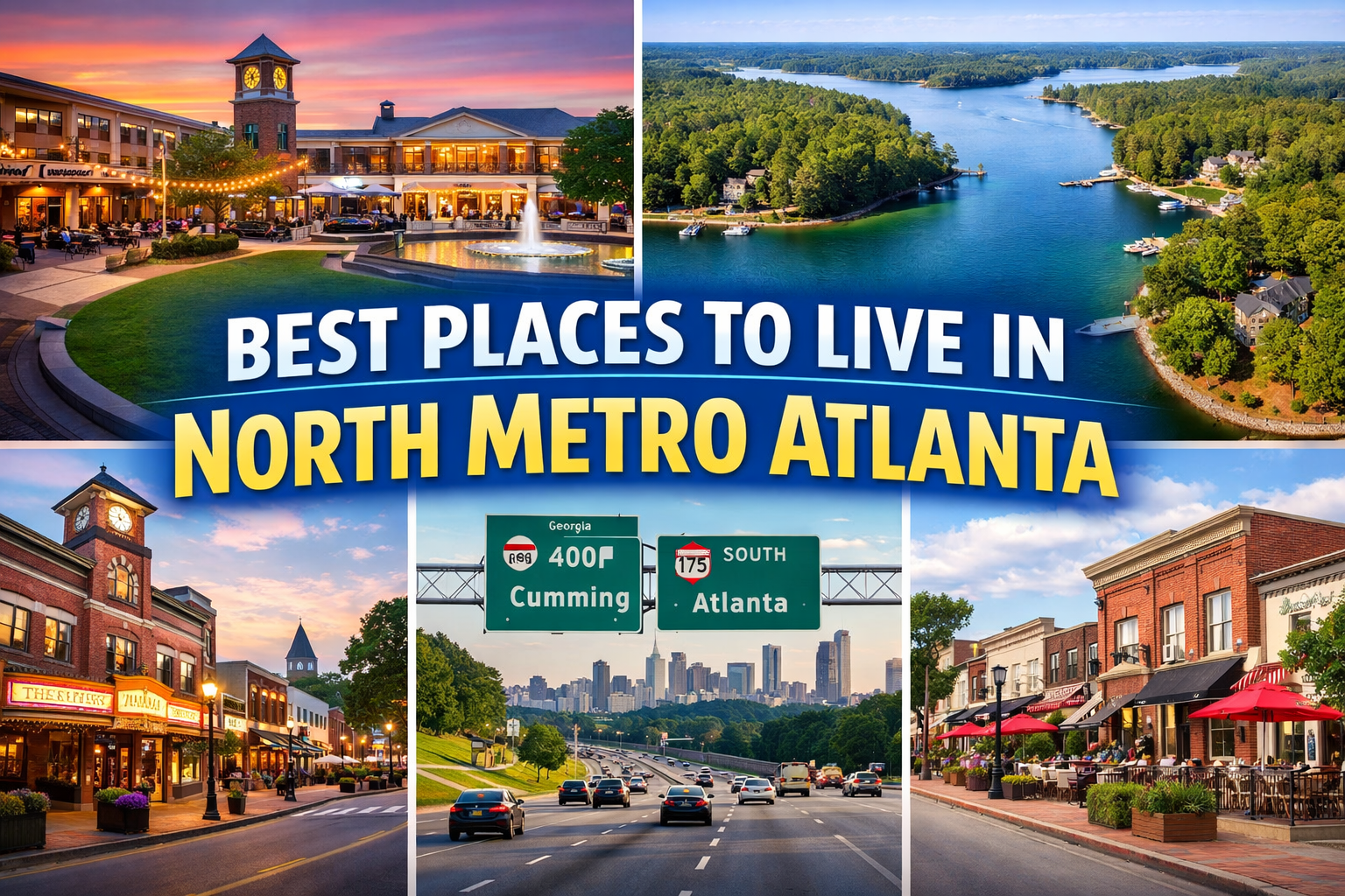 Best Places to Live in North Metro Atlanta: Alpharetta, Canton, Cumming, Marietta &amp; More