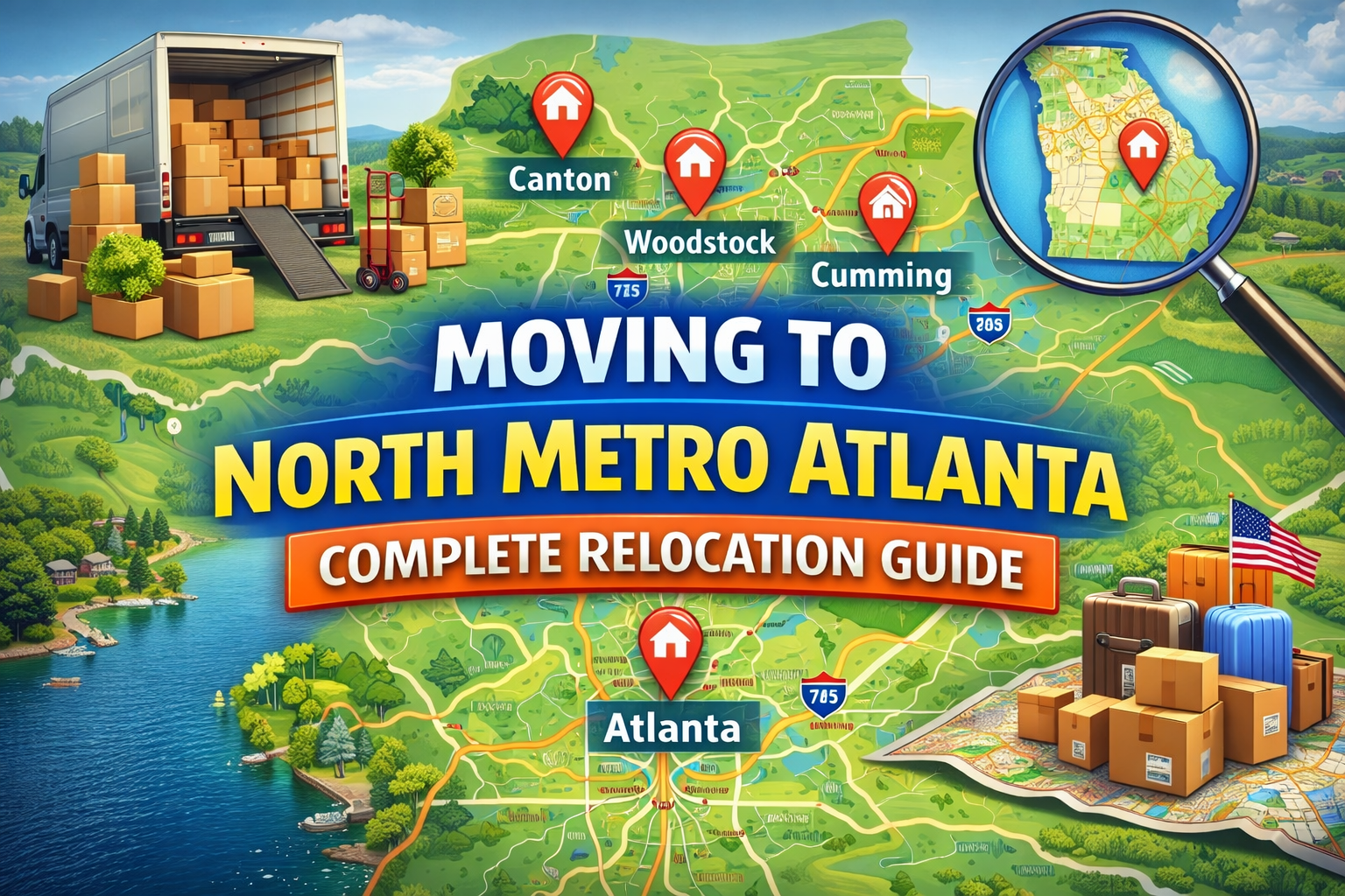 Moving to North Metro Atlanta: Relocation Guide for Canton, Alpharetta, Cumming &amp; Marietta