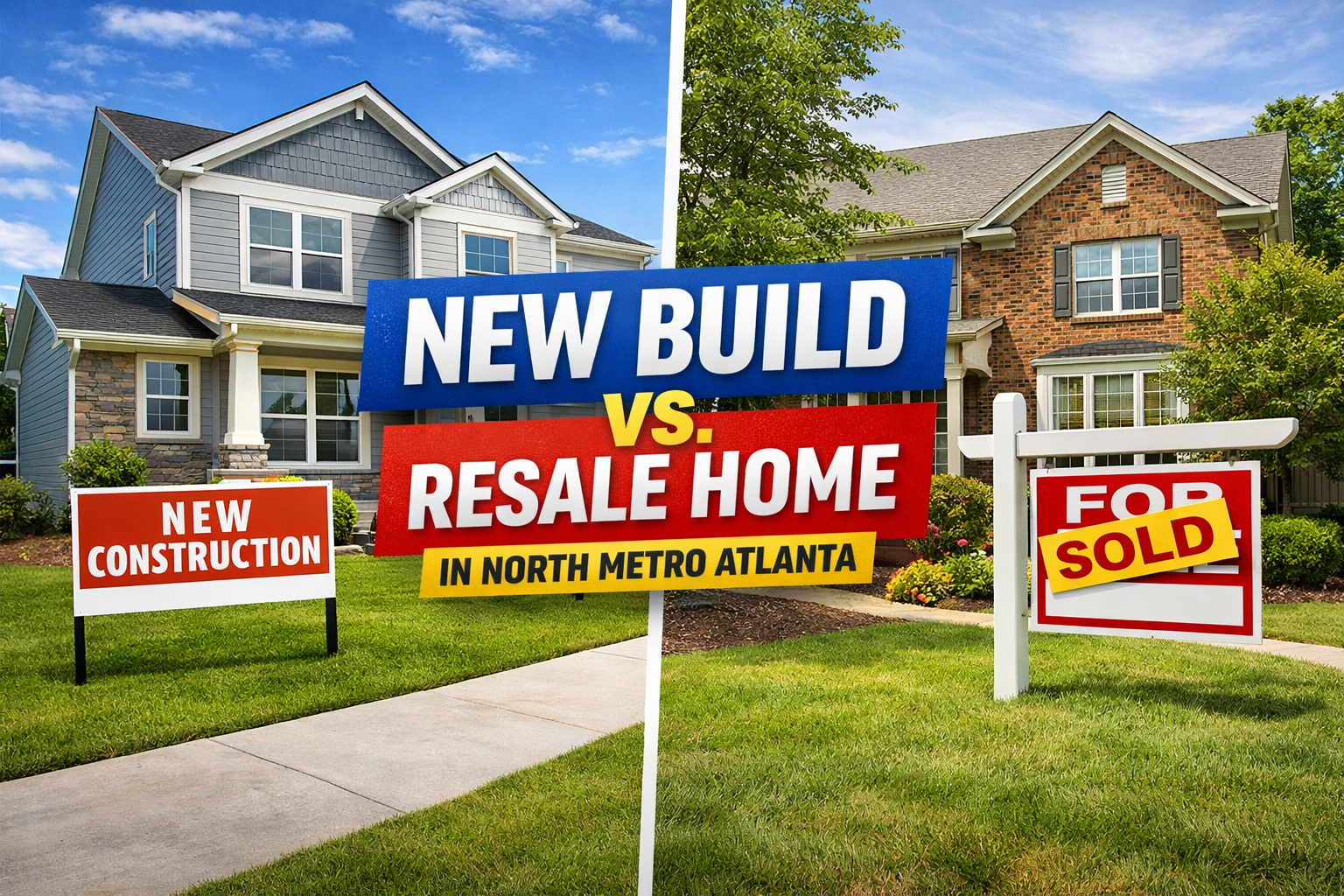 New Build vs Resale Home in North Metro Atlanta: Which Makes More Sense in 2026?