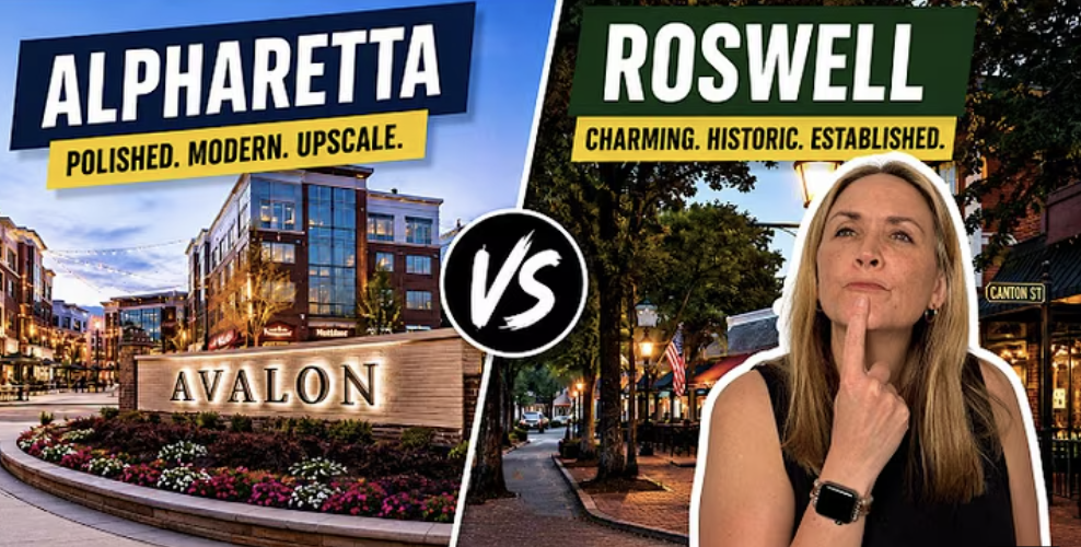 Alpharetta vs. Roswell, GA: Which Atlanta Suburb Is Right for You?