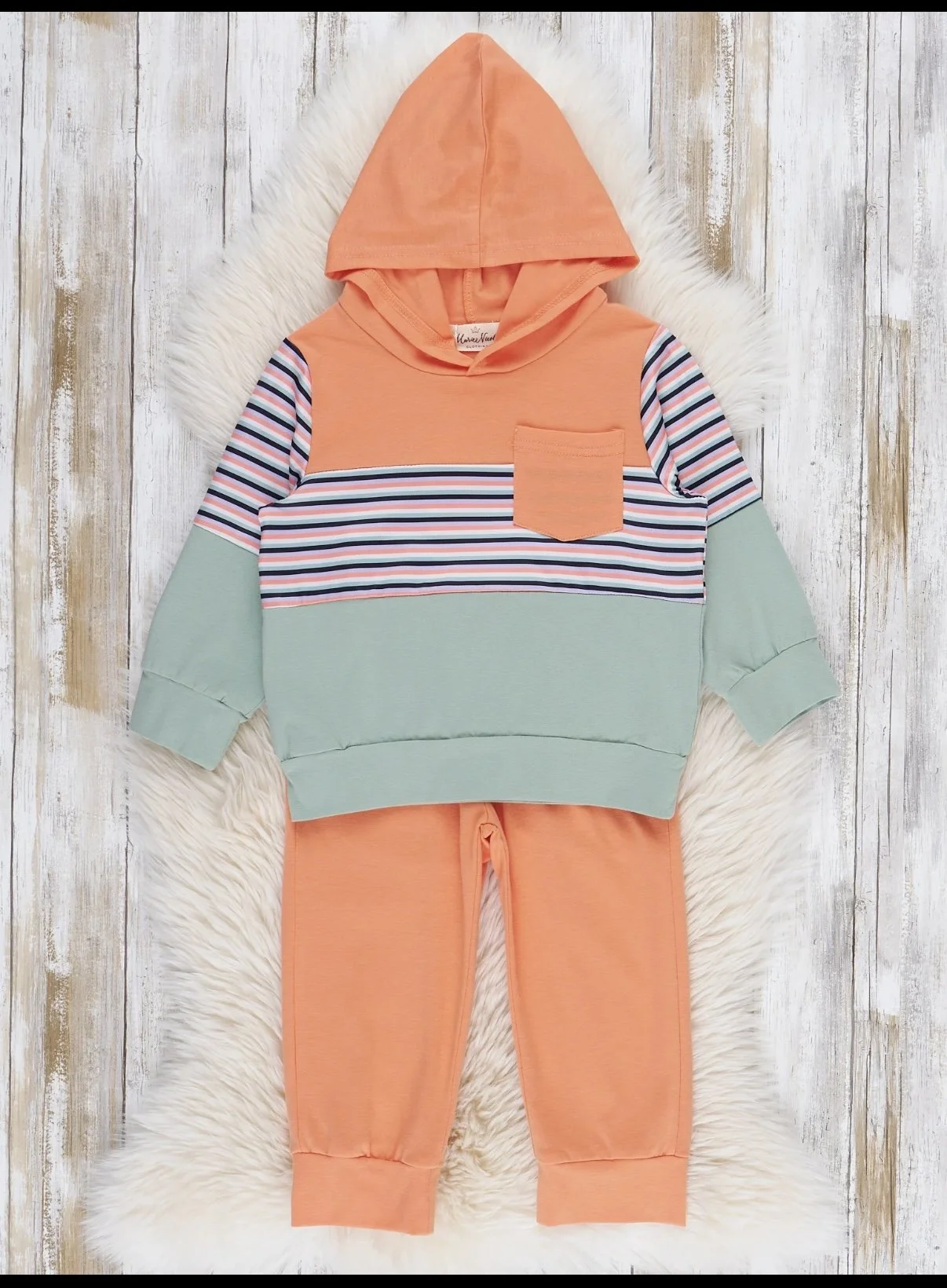 Campfire stripes 2 piece set