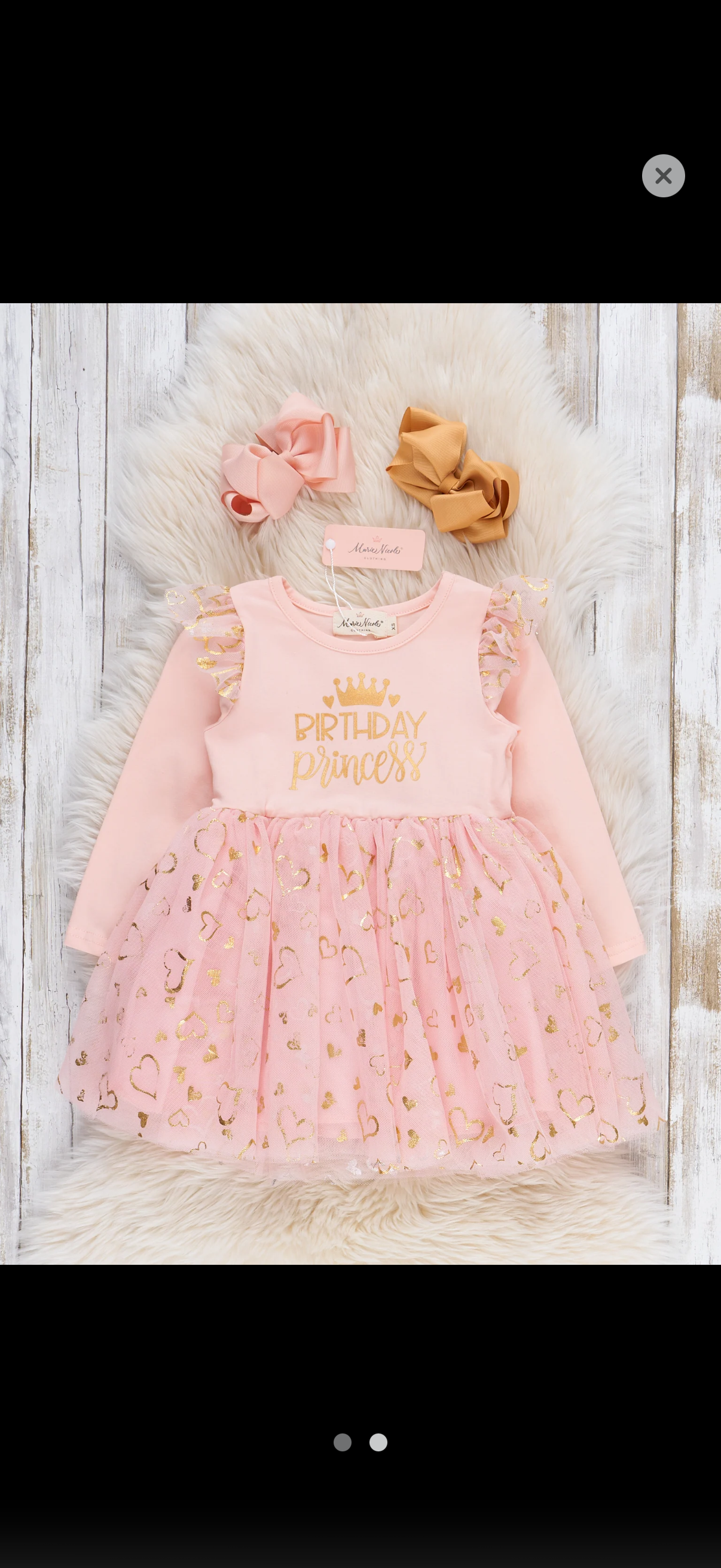 Birthday princess dress