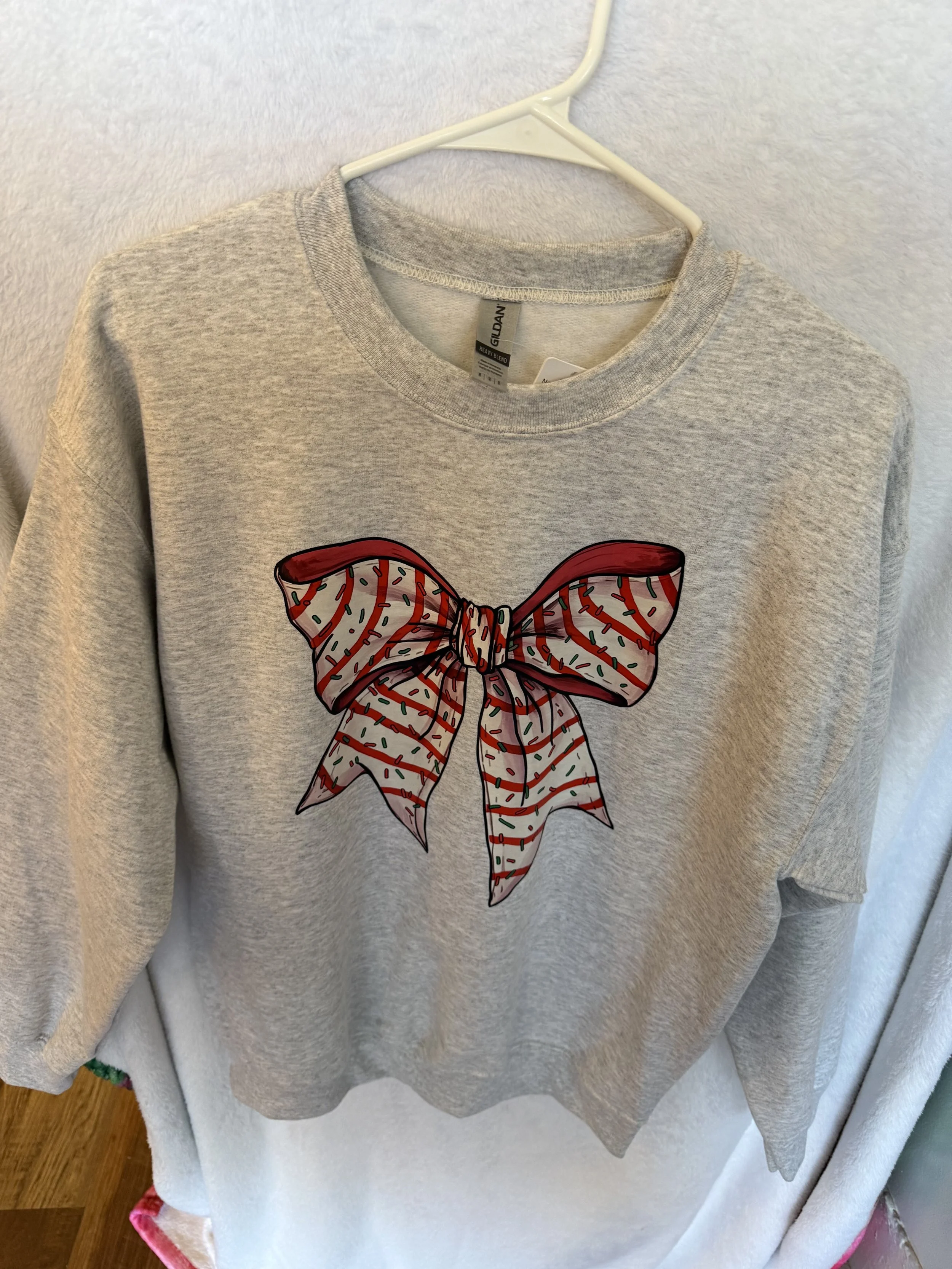 Christmas cake bow size medium