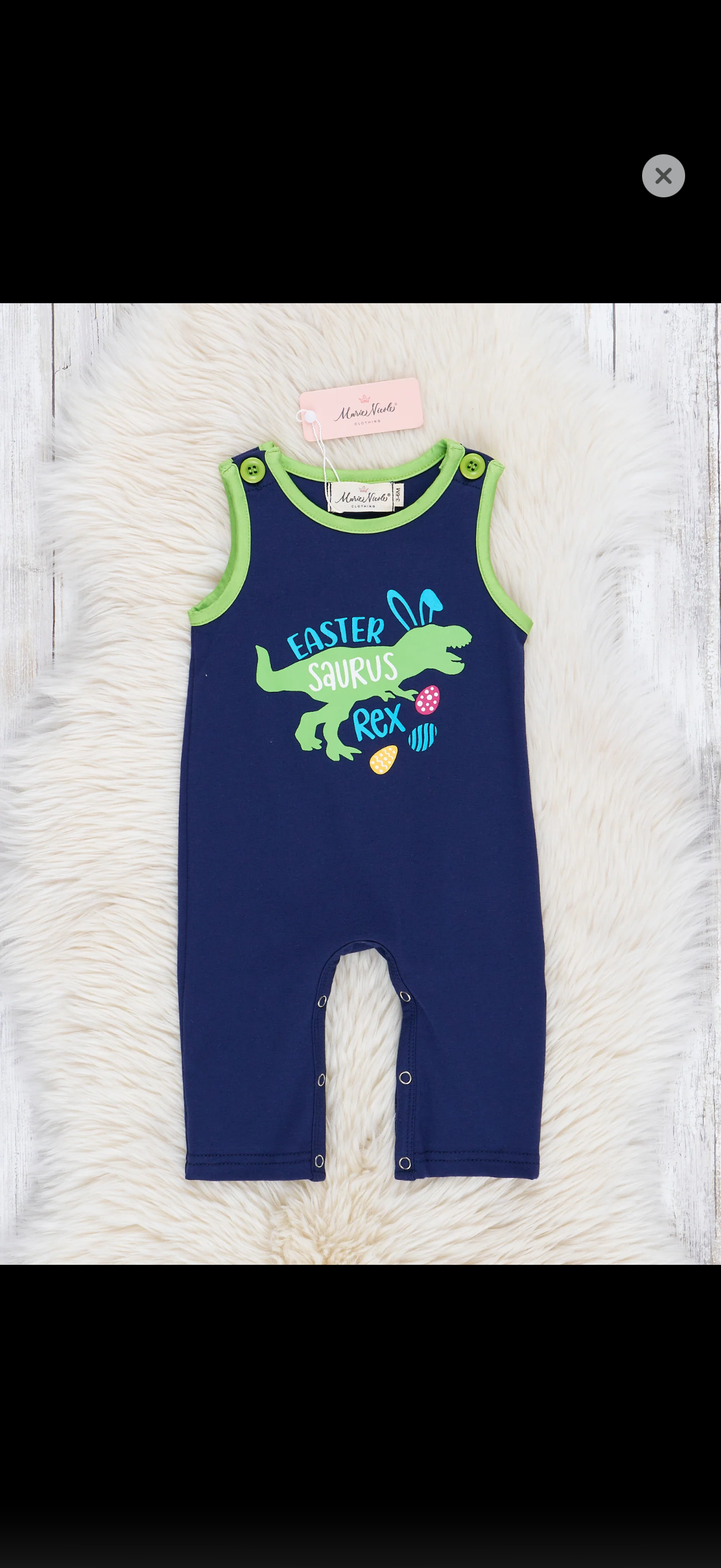Easter dinasour romper