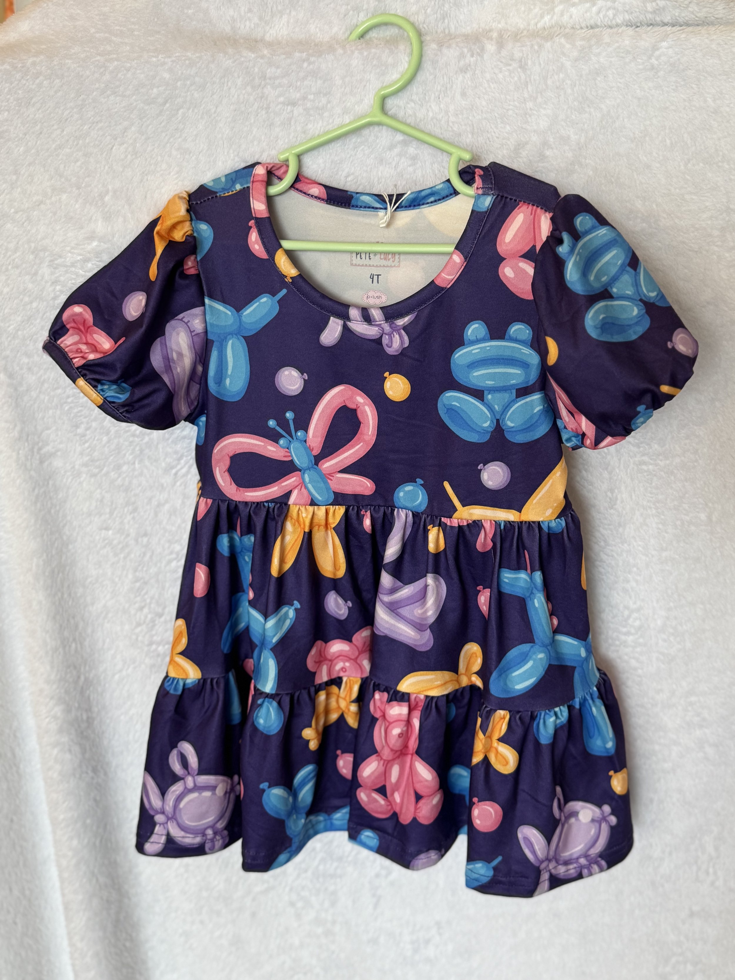 BALLOON FUN GIRL SHIRT SIZE 4T