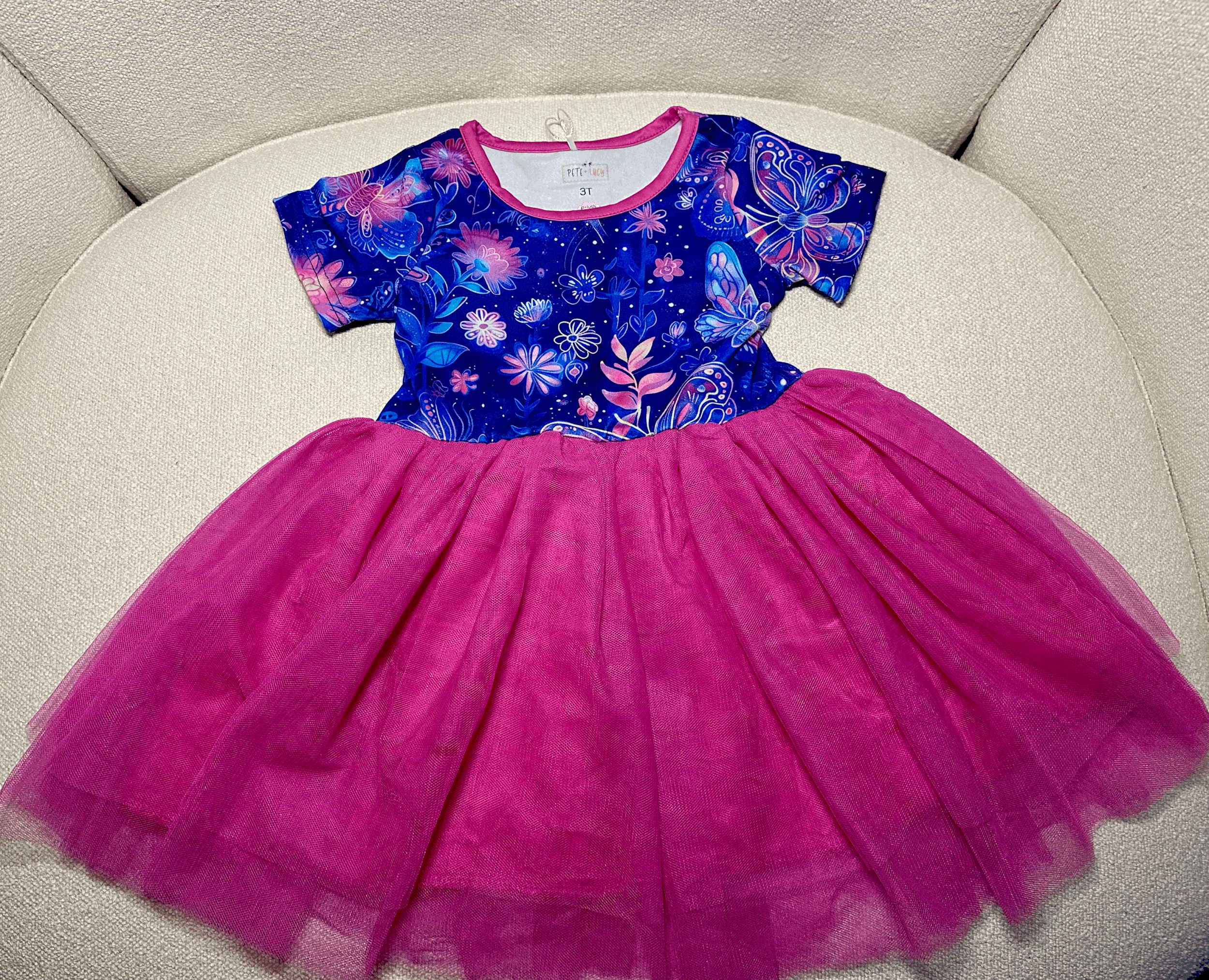 ENCHANTED FLUTTER TULLE DRESS SIZE 3T