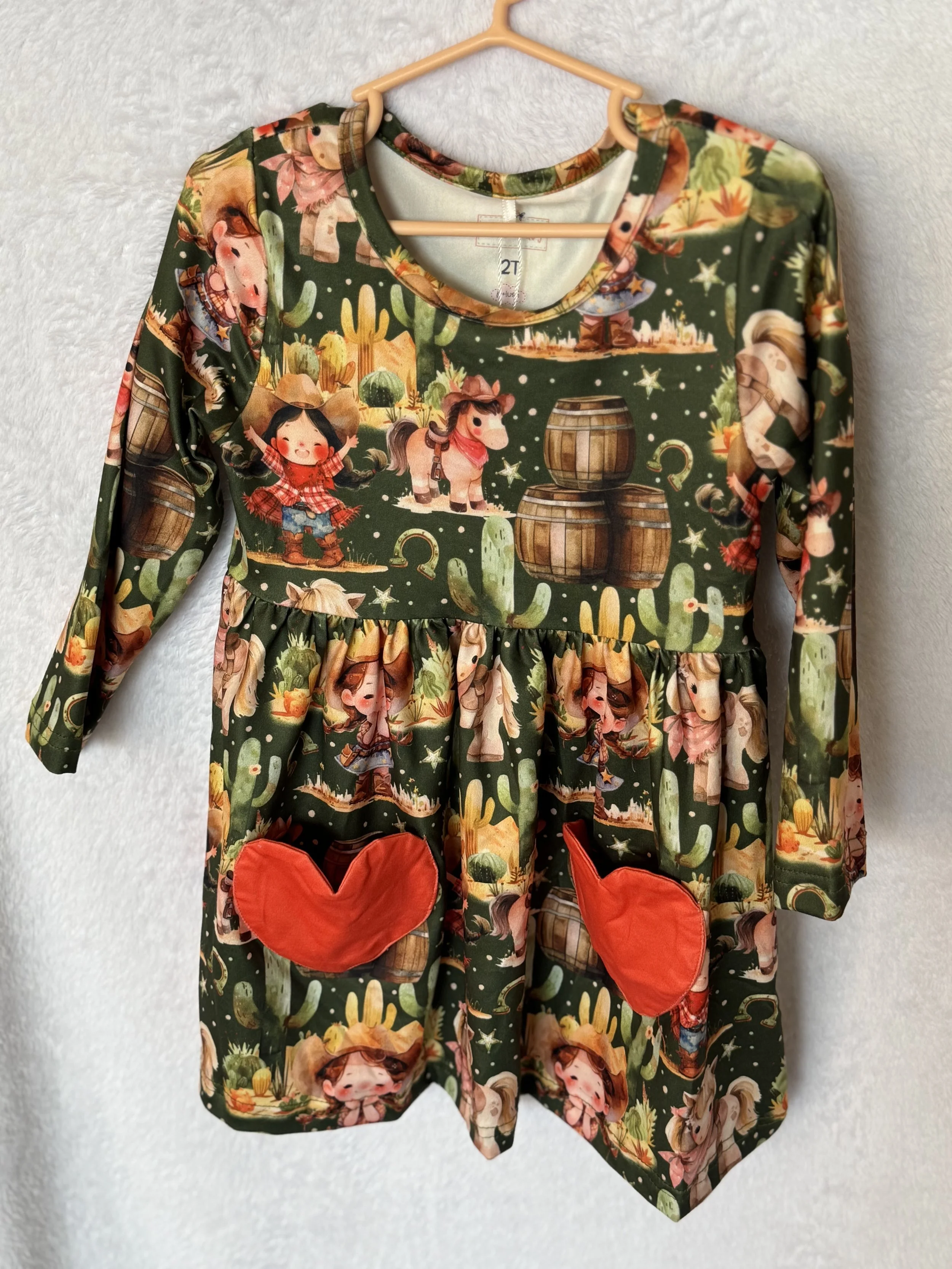COWGIRL AND HOUSE DRESS SIZE 2T