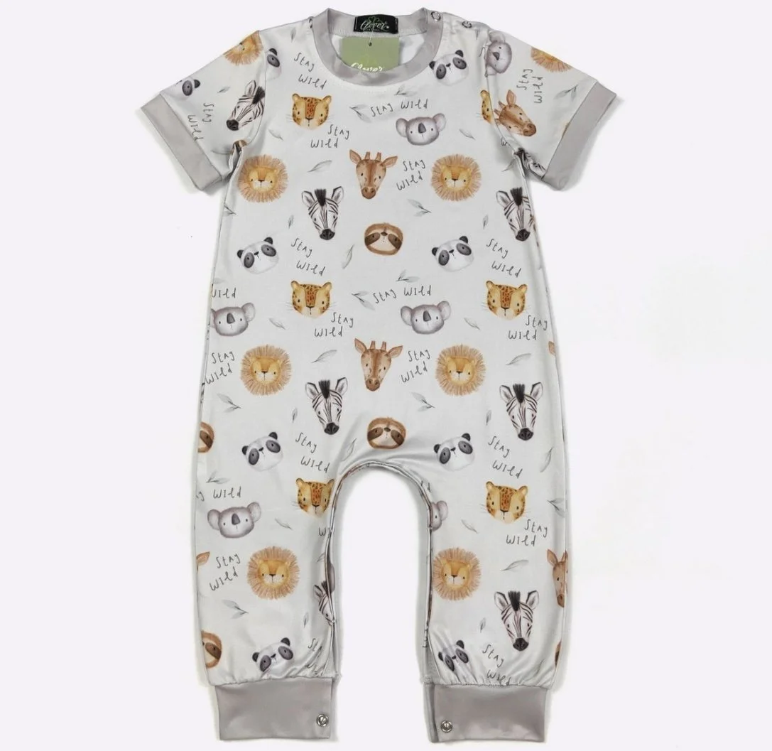 Stay wild boys romper