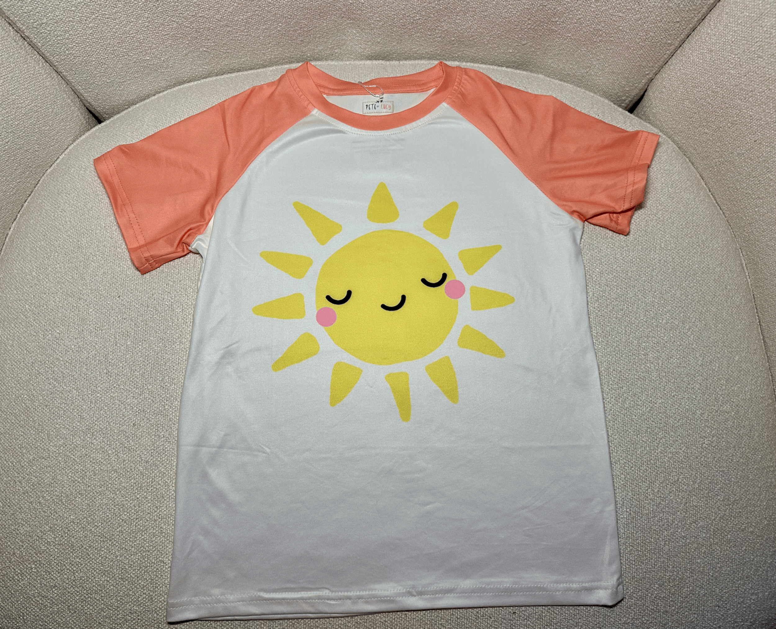 YOU ARE MY SUNSHINE BOY TOP SIZE